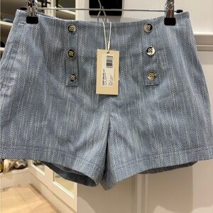 Women's Ramy Brook blue shorts size 4 NWT